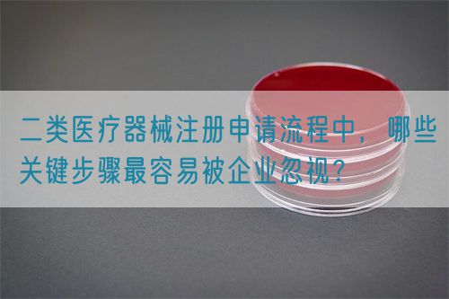 二類醫(yī)療器械注冊申請(qǐng)流程中，哪些關(guān)鍵步驟最容易被企業(yè)忽視？(圖1)